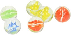 Billes œil de chat jouet coloré 50 pièces transparentes