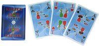 HOT Games cartes Keezen 100% plastique jeu de cartes durable-2