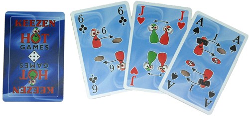 HOT Games cartes Keezen 100% plastique jeu de cartes durable-2