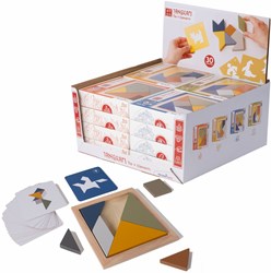 Recent Toys jeu de puzzle tangram 4 éléments pour enfants et adultes