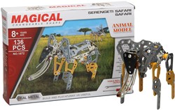 Albatros Hengelsport coffret de construction métal éléphant jouet 136 pièces