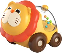 Voiture lion pour tout-petits avec boules colorées et dôme-2