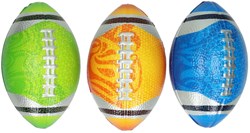Lobbes ballon de rugby jouet doux coloré pour enfants dès 3 ans