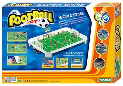 Lobbes jeu de flipper football grand avec tableau de score et drapeaux
