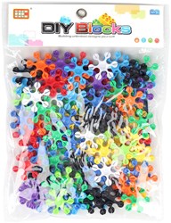 Lobbes jouet de construction cercles à construire 98 pièces set créatif coloré