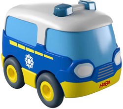 Haba voiture de police jouet - plastique recyclé durable - dès 2 ans