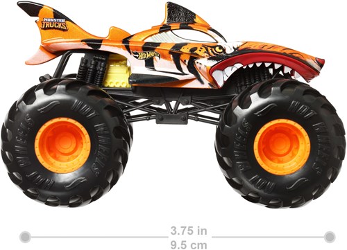Hot Wheels voiture jouet Monster Truck Requin Tigre échelle 1:24