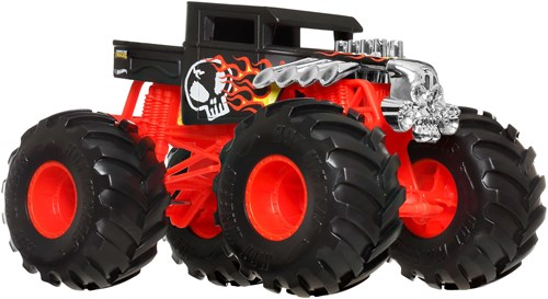 Hot Wheels jouet Monster Truck - Bone Shaker Oversized 1:24 avec grandes roues