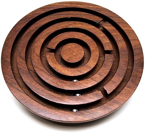 HOT Sports + Toys jeu de patience bois de palissandre rond 13 cm adresse