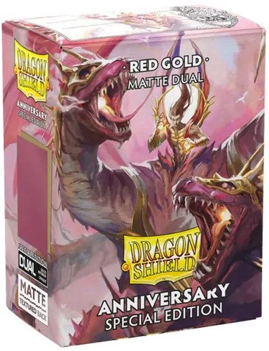 Asmodee sleeves Dragon Shield Matte Dual Grenade & Or 100 cartes TCG