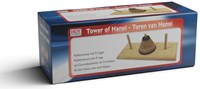 HOT Games Toren van Hanoi Rubberwood 9 ringen HOT * levertijd onbekend *-2
