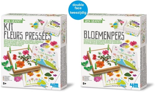 4M presse à fleurs Green Creativity - jouet créatif pour enfants