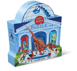 Crocodile Creek Puzzle - Une journée au musée des dinosaures - 48 pièces