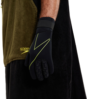 Speedo gants de natation néoprène eau libre noir jaune small