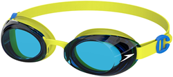 Speedo Lunettes de Natation Junior Jet 2.0 - Jaune/Bleu - Accessoire de Natation
