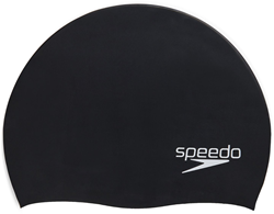 Speedo bonnet de bain Biofuse noir adulte - ajustement confortable