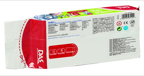 Das pâte à modeler blanche 1 kg - argile autodurcissante pour enfants-2