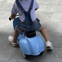 Ambosstoys draisienne scooter Baby Blue - jouet en métal durable