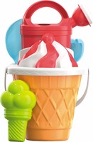 Androni Giocattoli set seau jouet plage 17cm bac à sable glace