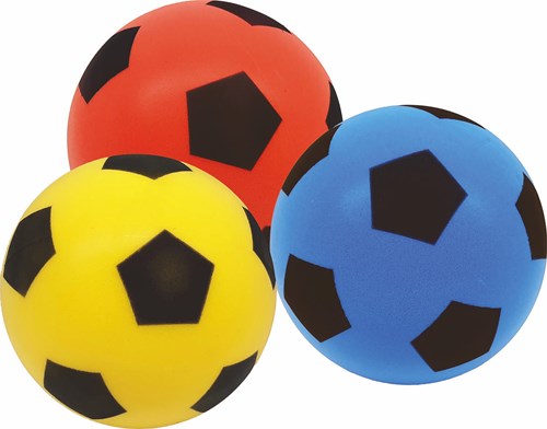 Softbal foam 194mm assorti kleur