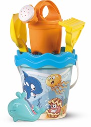 Androni Giocattoli set seau de plage Happy Fish 17cm jouet sable