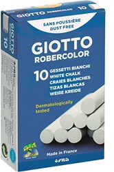 Mercurius craie blanche sans poussière craie scolaire 10 pièces