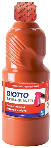 Giotto gouache rouge feu 500ml peinture enfant qualité extra