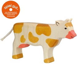 Holztiger Houten Koe Bruin