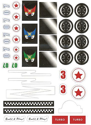 Eduplay kit de voiture de course à assembler - jouet en bois créatif pour enfants-3