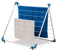 Metaltex étendoir Cervino - 10 mètres pour baignoire - pliable gris argenté