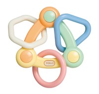 Tolo hochet bébé triangle - couleurs pastel - jouet éducatif