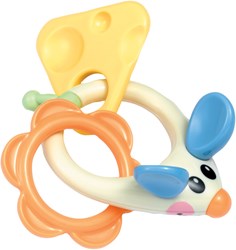 Tolo Baby hochet souris couleurs pastel - jouet bébé sûr