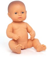 Miniland Poupée Bébé Garçon Parfum Vanille Étanche 32cm Enfant Poupée-2