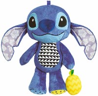 Clementoni - Peluche Stitch jouet bébé avec activités et hochet ananas