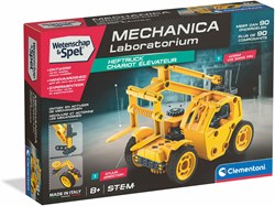 Clementoni jouet mécanique - Science et Jeu Chariot élévateur à construire