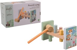 Jouéco banc à marteler en bois - jouet éducatif pour tout-petits