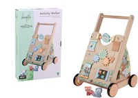 Jouéco chariot de marche en bois The Wildies Family activités
