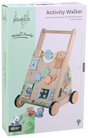 Jouéco chariot de marche en bois The Wildies Family activités-3