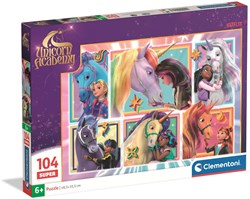 Clementoni puzzle académie licorne 104 pièces puzzle enfant