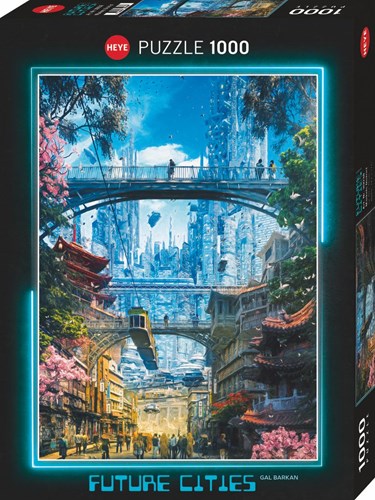 Heye puzzle Markets Districts 1000 pièces puzzle coloré-2