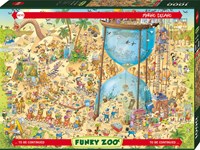 Heye puzzle Desert Habitat 1000 pièces Funky Zoo puzzle cartoon-2