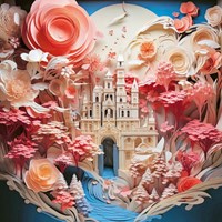 Heye puzzle Château Blanc 1000 pièces puzzle carré