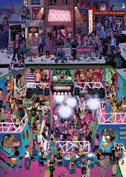 Heye puzzle Disco 3000 - Puzzle cartoon 1000 pièces avec poster