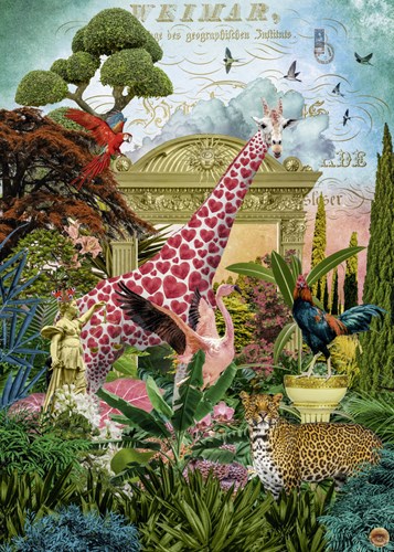 Heye puzzle Giraffolove 1000 pièces - puzzle Fauna Fantasies