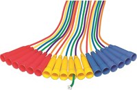 Megaform corde à sauter jouet 215cm - set de 6 couleurs pour enfants-2