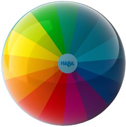 Haba balle jouet couleurs arc-en-ciel plaisir de jeu coloré
