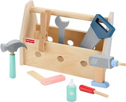 Fisher-Price boîte à outils en bois jouet pour enfants