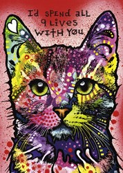 Heye puzzle 9 Lives 1000 pièces - puzzle artistique chats