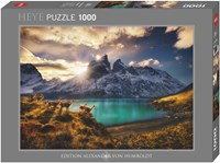 Heye puzzle Guanacos 1000 pièces paysage Alexander von Humboldt-2