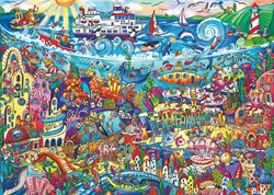 Heye puzzle Magic Sea 1000 pièces - puzzle cartoon fantaisie